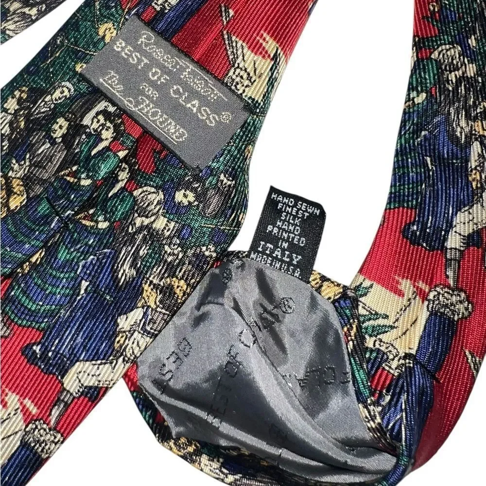 Vintage Silk Christmas Tie